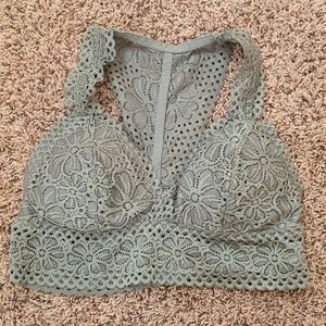 Size medium olive green bralette